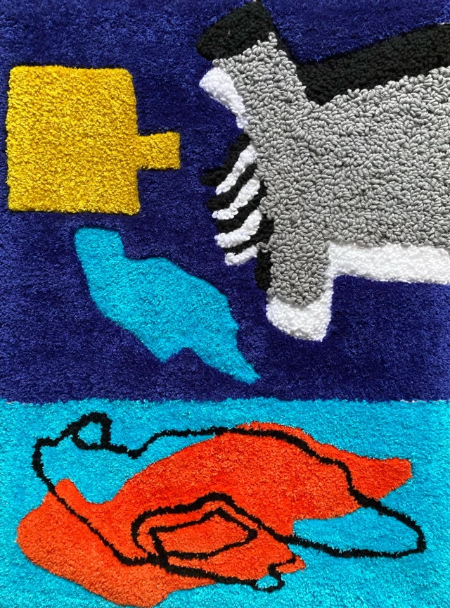 The blue one