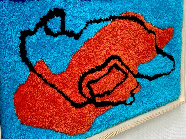 The blue one